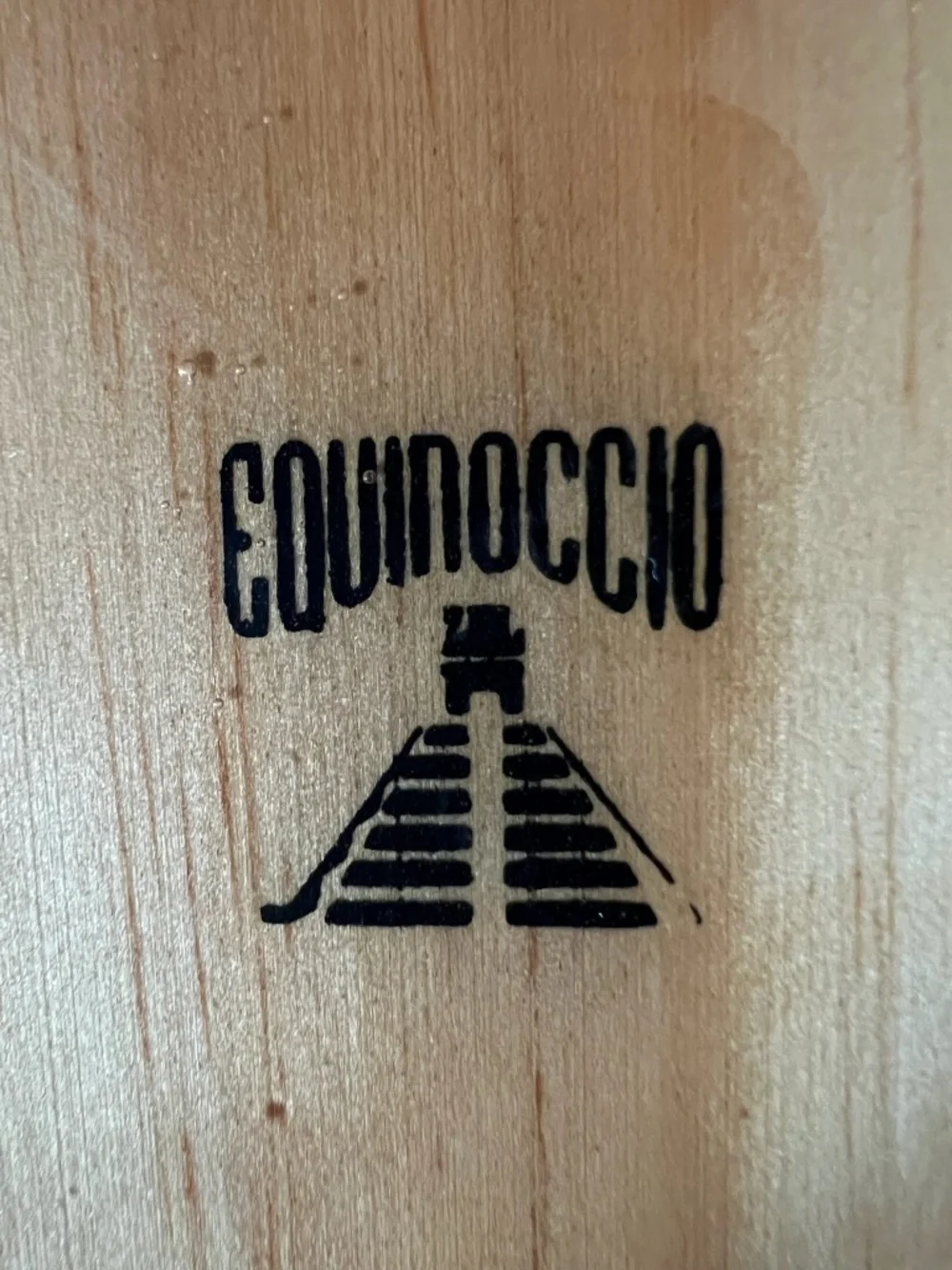 Equinoccio Aztec Solid Wood Collapsible Calendar Bowl